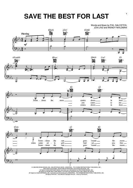 Save The Best For Last