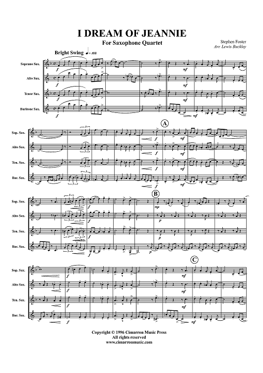 Stephen Foster Collection - Score