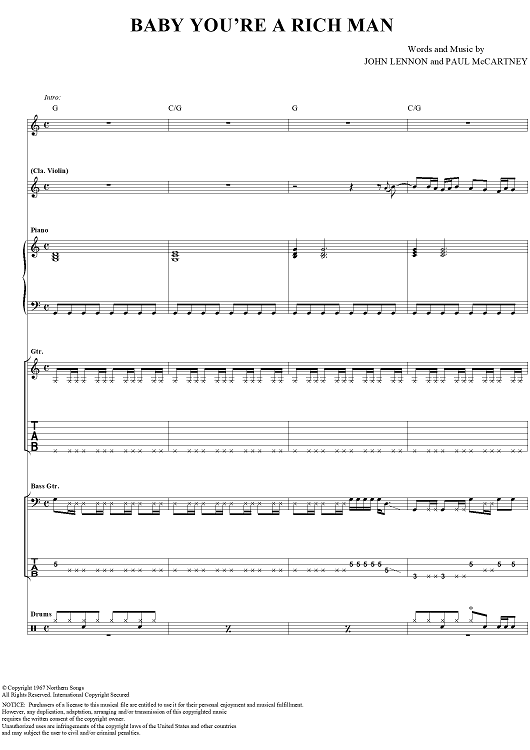 Baby You're a Rich Man