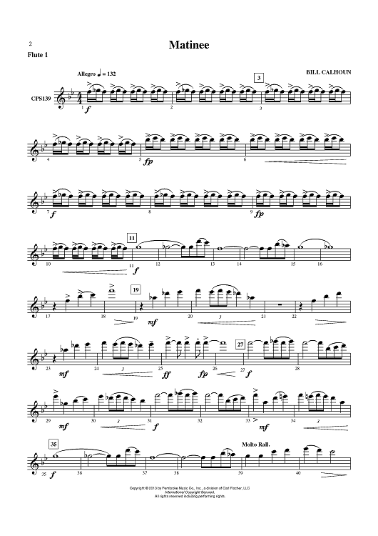 Matinee - Flute 1