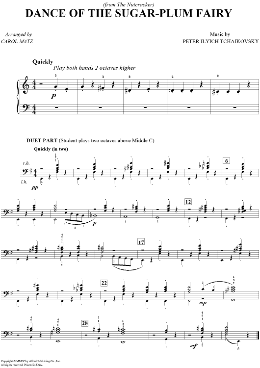 Dance of the Sugar-Plum Fairy