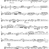 Adagio and Fugue - Violin 1