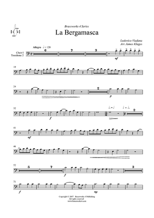 La Bergamasca - Choir 1, Trombone 2