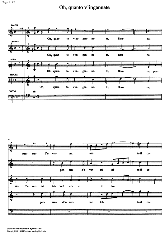 Oh, quanto v'ingannate