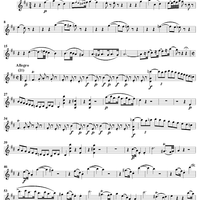 String Quintet No. 5 in D Major, K593 - Violin 1