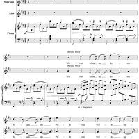 Four Duets, Op.61, No.4 Die Boten der Liebe, "Wie viel schon der Boten"