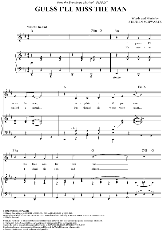 Guess I'll Miss the Man