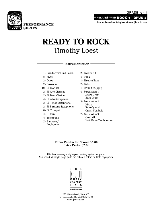 Ready to Rock - Score
