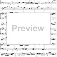 Flute Sonata No. 1, Movement 3 - Piano Score