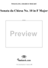 Sonata da Chiesa No. 10 in F Major, K244 - Full Score