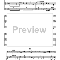 Sonata in E Major, BWV 1035 - Piano Score