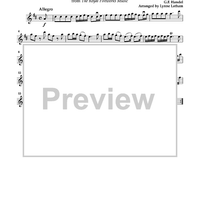 La Rejouissance - from The Royal Fireworks - Violin 1