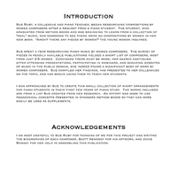 Contents and Composer Biographies - Bonus Material