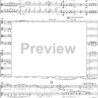 String Quartet No. 1, Movement 2 - Score