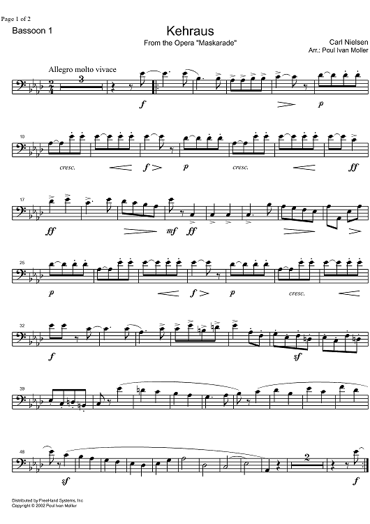 Kehraus - Bassoon 1