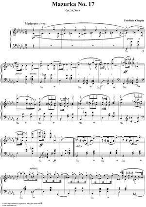 No. 17 in B-flat Minor, Op. 24, No. 4