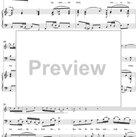 "Die Welt mit allen Königreichen", Aria, No. 4 from Cantata No. 59: "Wer mich liebet, der wird mein Wort halten" - Piano Score