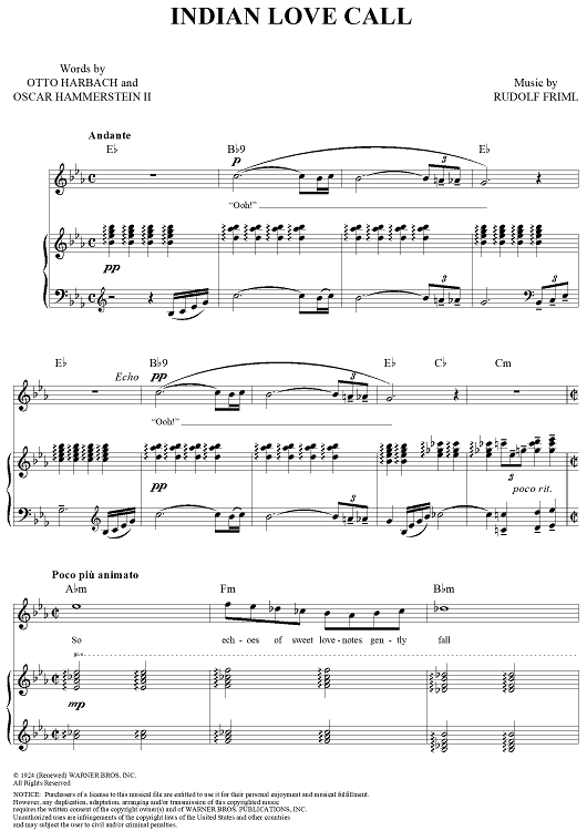 Indian Love Call