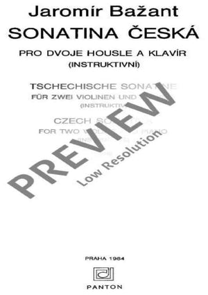 Tschechische Sonatine - Score and Parts