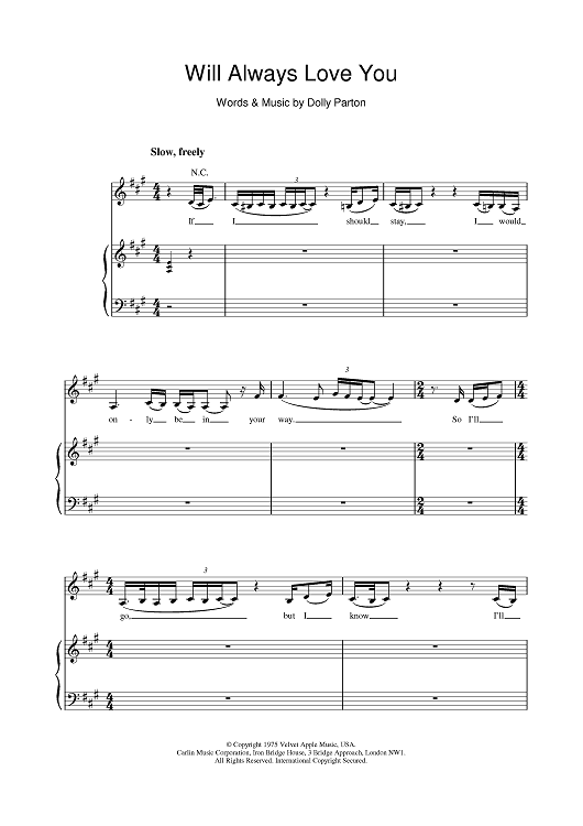 I Will Always Love You