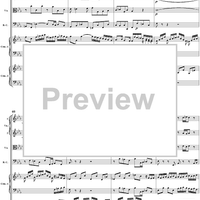 Double Clavier Concerto No. 3 in C Minor, Movement 1   (BWV 1062) - Score