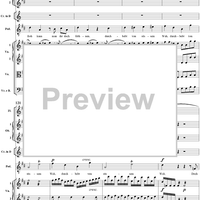 La Finta Giardiniera, Act 1, No. 3 "Zu meinem Ohr erschallet" (Aria) - Full Score