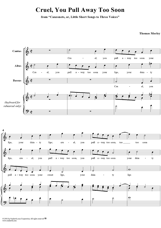 Cruel, You Pull Away Too Soon