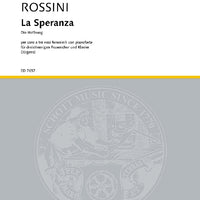 La Sperenza - Die Hoffnung - Score