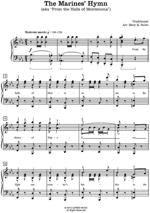 The Marines Hymn (aka "From the Halls of Montezuma")