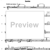 Messe solennele breve - Flutes 1 & 2