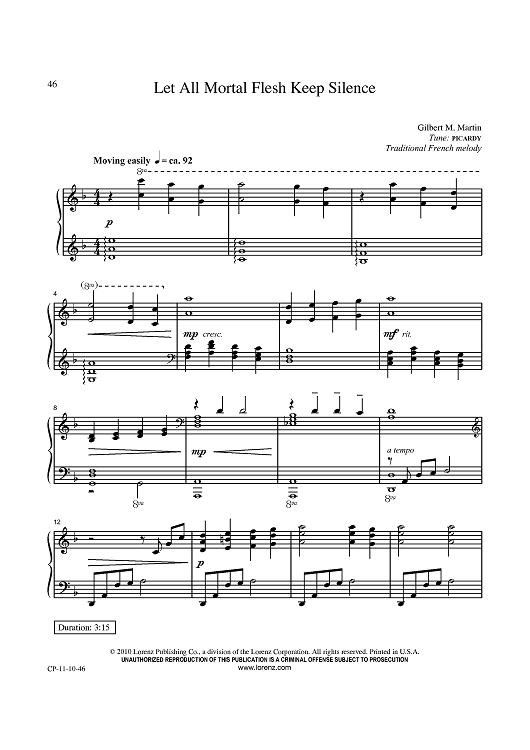 Let All Mortal Flesh Keep Silence