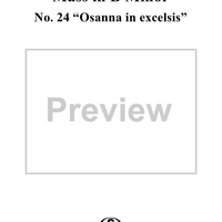 Mass in B Minor, BWV232, No. 24: "Osanna in excelsis"