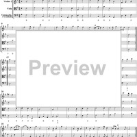 Water Music: no. 16  Menuet - Full Score