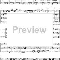 Brandenburg Concerto No. 1: Menuetto/Trio/Polonaise/Trio - Score