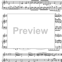 Sonata No. 5 Bb Major KV10 - Score