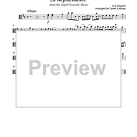 La Rejouissance - from The Royal Fireworks - Viola