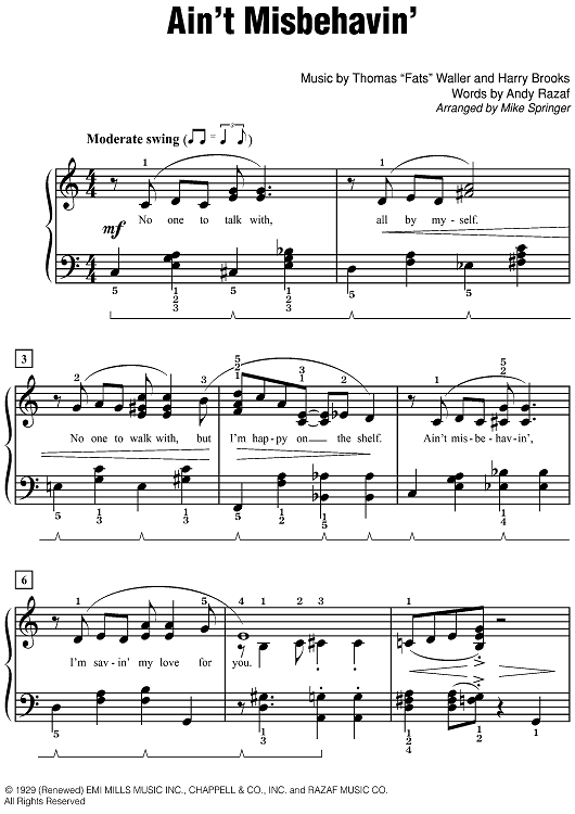 Ain't Misbehavin'