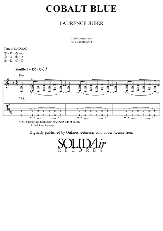 Cobalt Blue (No MP3)