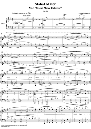 Stabat Mater, Op. 58: No. 1, Stabat Mater Dolorosa