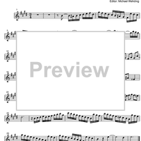 Three Part Sinfonia No.10 BWV 796 G Major - E-flat Alto Saxophone