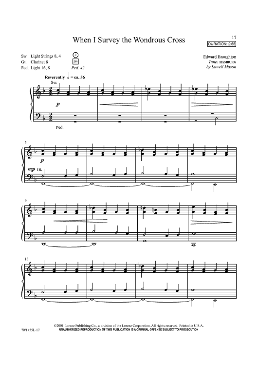 When I Survey the Wondrous Cross