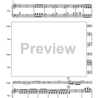 Presto - from "Concerto in Bb, K. 207" - Piano Score