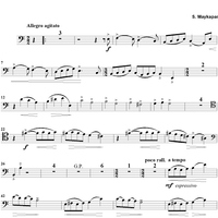 Trio in A Minor for violin, violoncello and piano - Cello