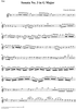 Sonata No. 3 in G major - Flute