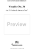 Thirty-Six Vocalises for Soprano: No. 34