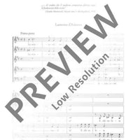 Arianna’s lament - Choral Score