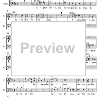 Messe solenne [set of parts] - Score