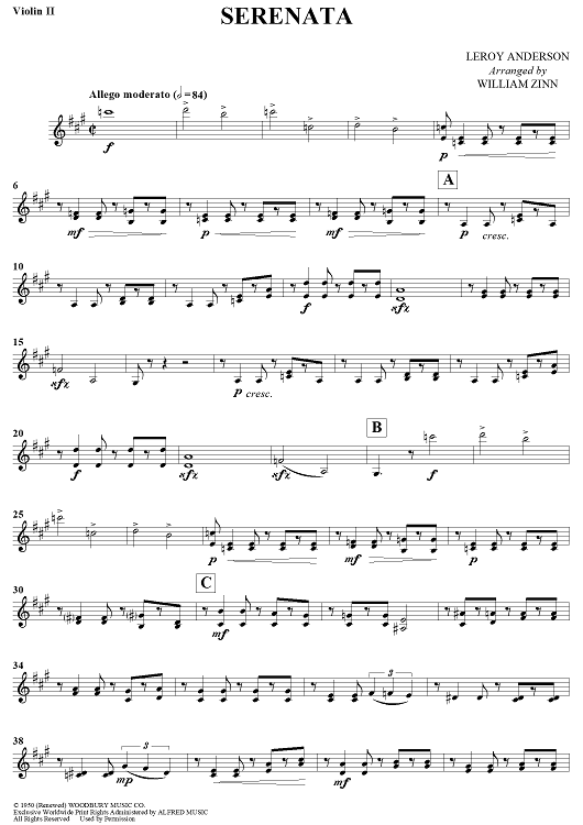 Serenata - Violin 2