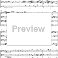 String Quartet No. 11 in E Major, Op. posth. 125, No. 2 - Score