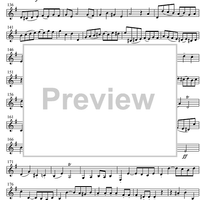 Prelude and Fugue No. 4 KV404A - Bass Clarinet